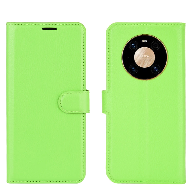 For Huawei Mate 40 Pro Litchi Texture Horizontal Flip Protective Case with Holder & Card Slots & Wallet