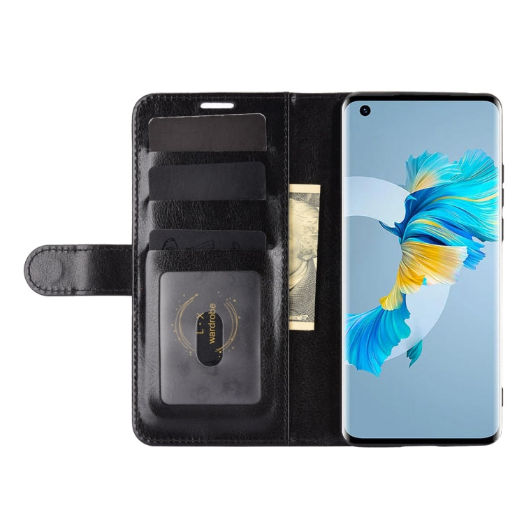 For Huawei Mate 40 R64 Texture Single Horizontal Flip Protective Case with Holder & Card Slots & Wallet& Photo Frame