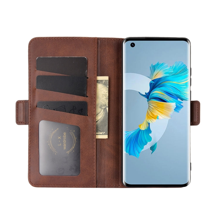 For Huawei Mate 40 Dual-side Magnetic Buckle Horizontal Flip Leather Case with Holder & Card Slots & Wallet