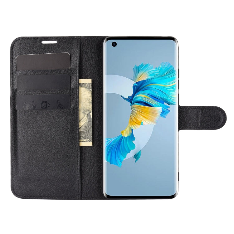 For Huawei Mate 40 Litchi Texture Horizontal Flip Protective Case with Holder & Card Slots & Wallet