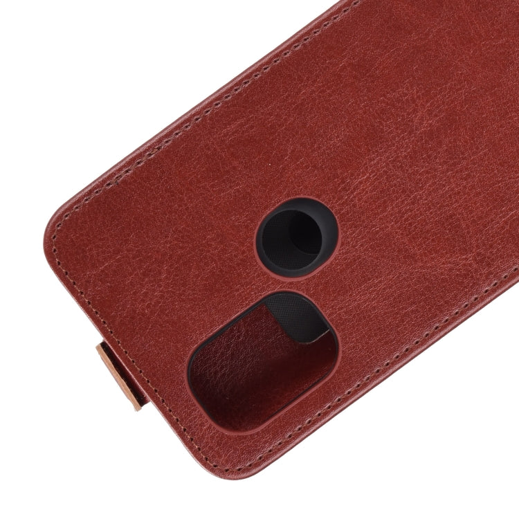 For OnePlus Nord N10 5G R64 Texture Single Vertical Flip Leather Protective Case with Card Slots & Photo Frame