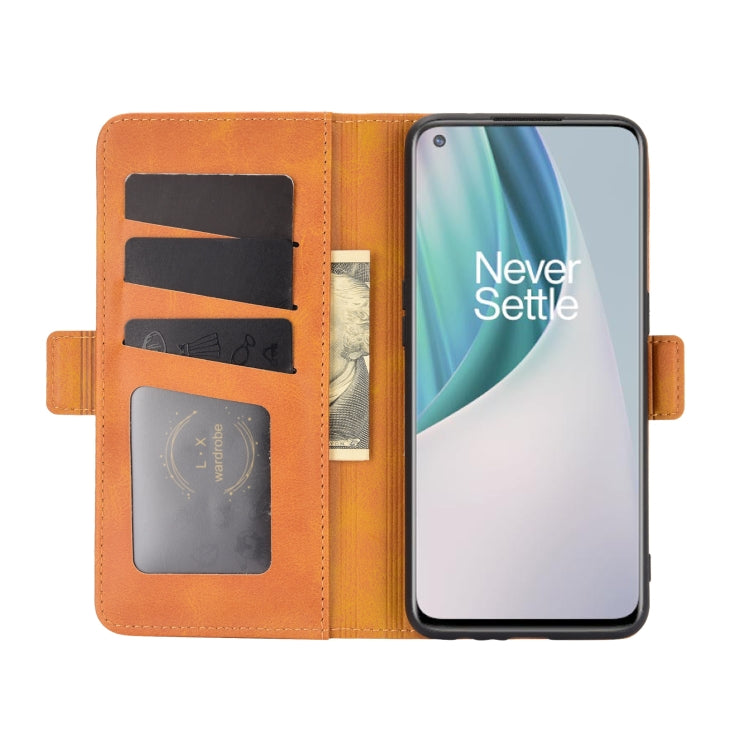 For OnePlus Nord N10 5G Dual-side Magnetic Buckle Horizontal Flip Leather Case with Holder & Card Slots & Wallet