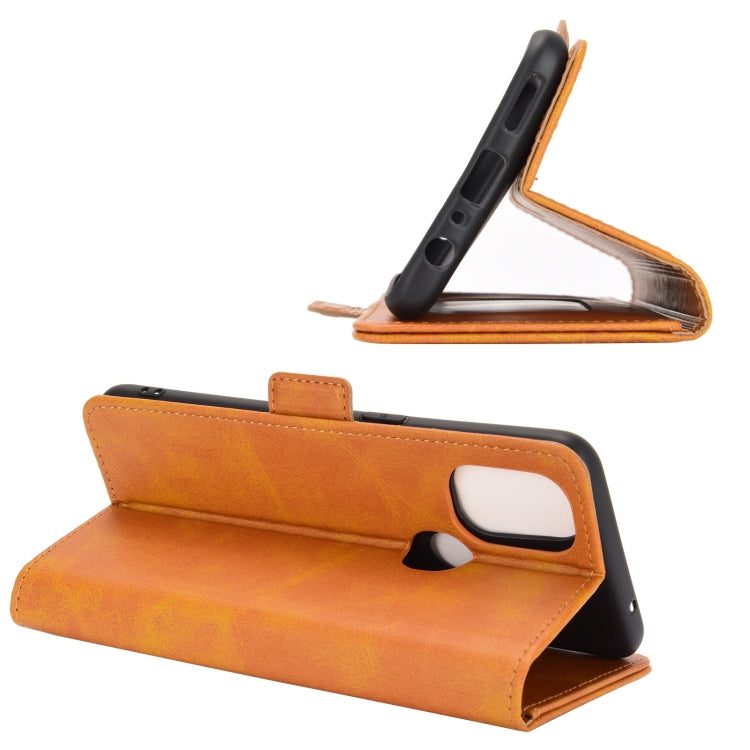 For OnePlus Nord N10 5G Dual-side Magnetic Buckle Horizontal Flip Leather Case with Holder & Card Slots & Wallet