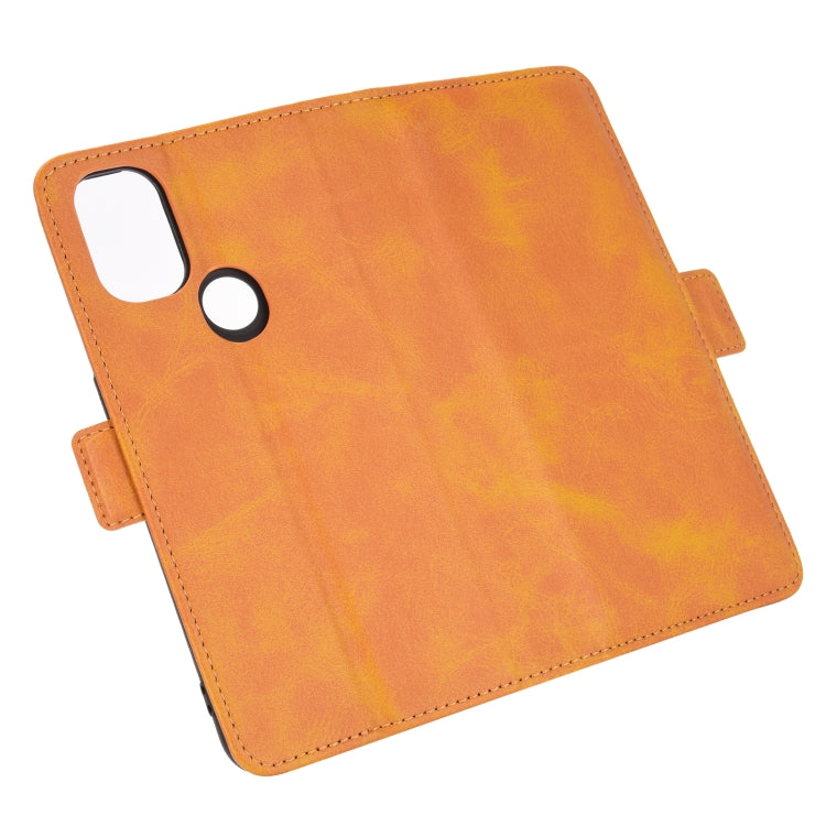 For OnePlus Nord N10 5G Dual-side Magnetic Buckle Horizontal Flip Leather Case with Holder & Card Slots & Wallet