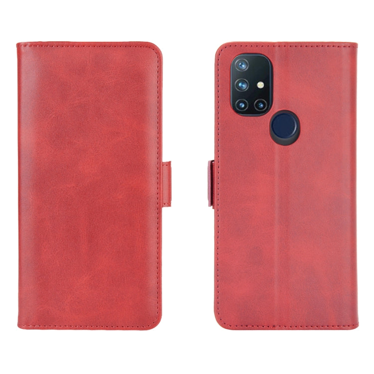 For OnePlus Nord N10 5G Dual-side Magnetic Buckle Horizontal Flip Leather Case with Holder & Card Slots & Wallet