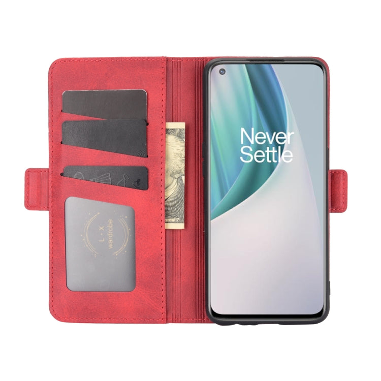 For OnePlus Nord N10 5G Dual-side Magnetic Buckle Horizontal Flip Leather Case with Holder & Card Slots & Wallet