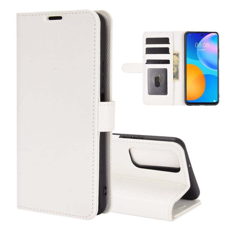 For Huawei P smart 2021 R64 Texture Single Horizontal Flip Protective Case with Holder & Card Slots & Wallet& Photo Frame