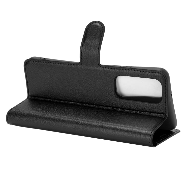 For Huawei P smart 2021 Litchi Texture Horizontal Flip Protective Case with Holder & Card Slots & Wallet