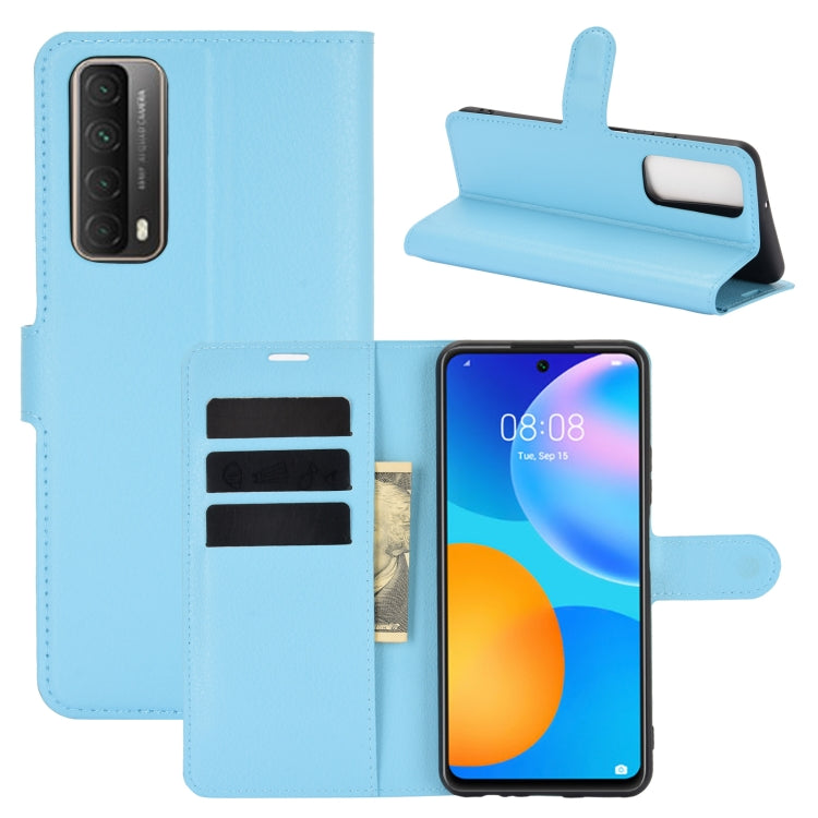 For Huawei P smart 2021 Litchi Texture Horizontal Flip Protective Case with Holder & Card Slots & Wallet