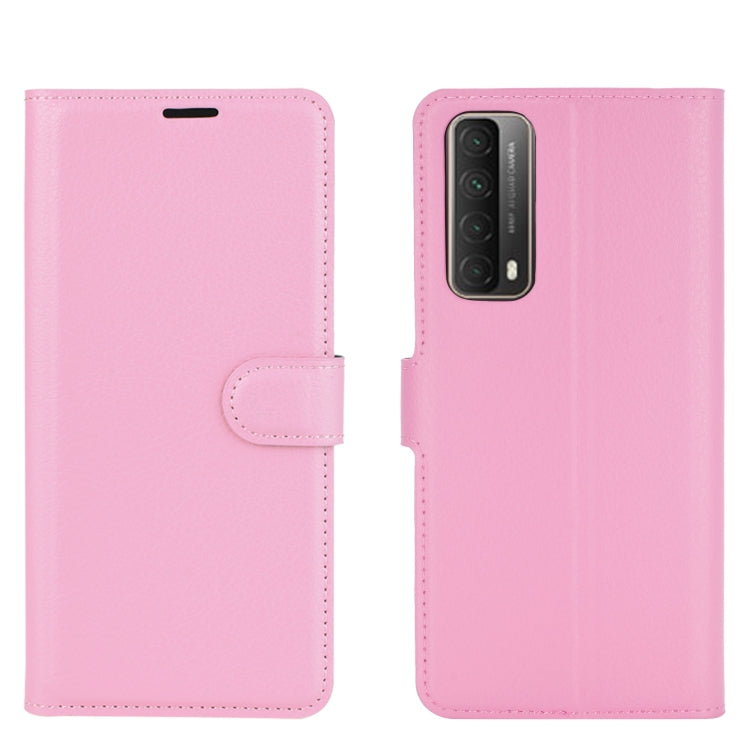 For Huawei P smart 2021 Litchi Texture Horizontal Flip Protective Case with Holder & Card Slots & Wallet