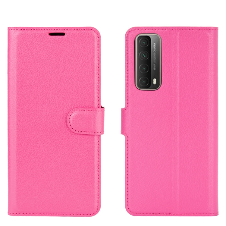 For Huawei P smart 2021 Litchi Texture Horizontal Flip Protective Case with Holder & Card Slots & Wallet