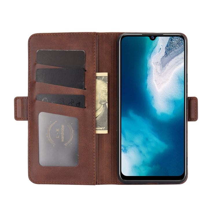 For VIVO V20SE Dual-side Magnetic Buckle Horizontal Flip Leather Case with Holder & Card Slots & Wallet