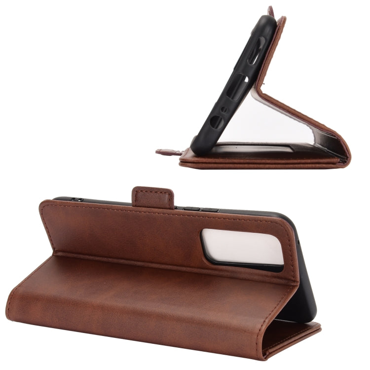 For VIVO V20SE Dual-side Magnetic Buckle Horizontal Flip Leather Case with Holder & Card Slots & Wallet