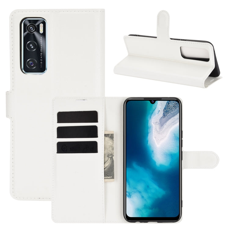 For vivo V20 SE Litchi Texture Horizontal Flip Protective Case with Holder & Card Slots & Wallet