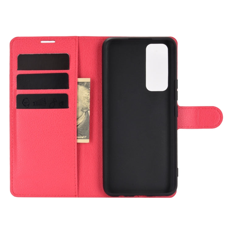 For vivo V20 SE Litchi Texture Horizontal Flip Protective Case with Holder & Card Slots & Wallet
