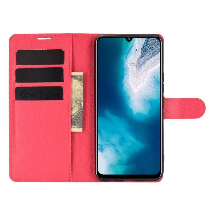 For vivo V20 SE Litchi Texture Horizontal Flip Protective Case with Holder & Card Slots & Wallet