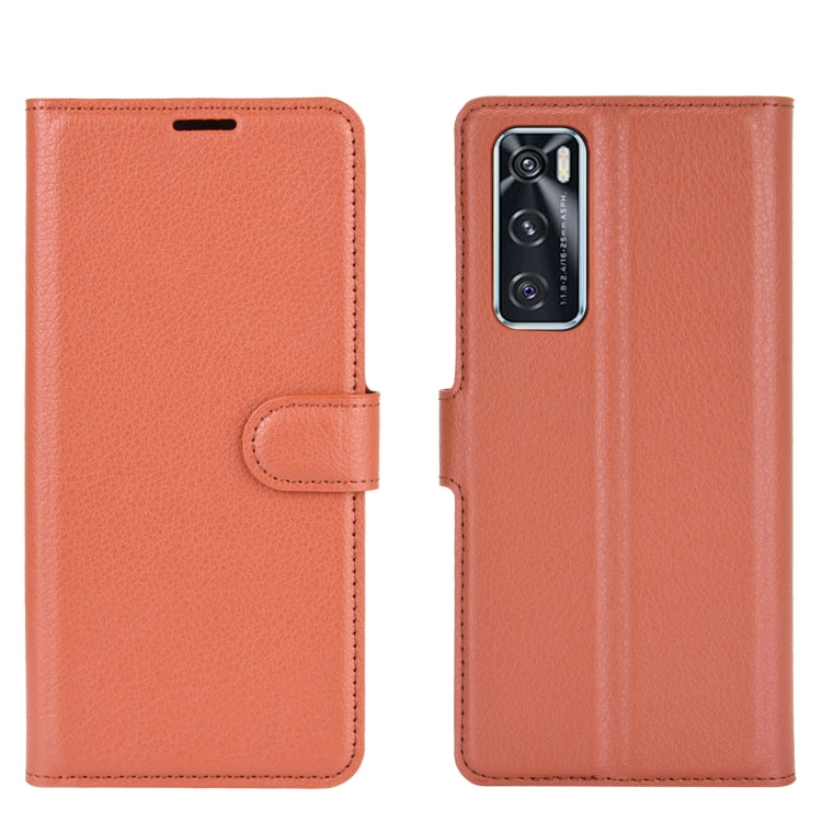 For vivo V20 SE Litchi Texture Horizontal Flip Protective Case with Holder & Card Slots & Wallet