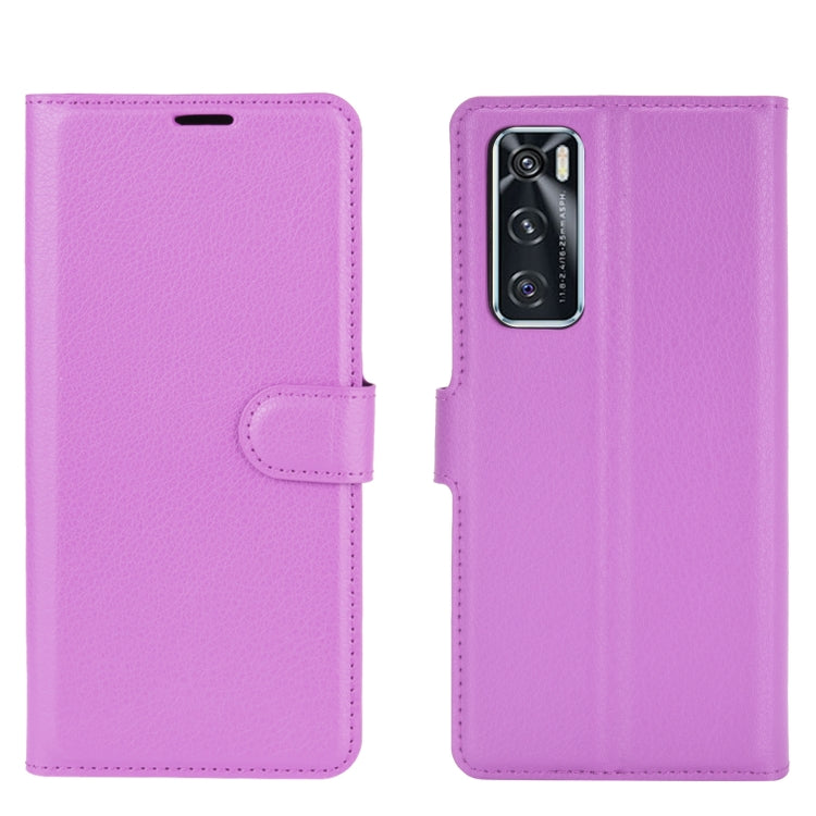 For vivo V20 SE Litchi Texture Horizontal Flip Protective Case with Holder & Card Slots & Wallet