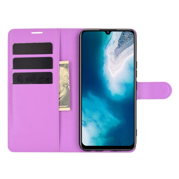 For vivo V20 SE Litchi Texture Horizontal Flip Protective Case with Holder & Card Slots & Wallet