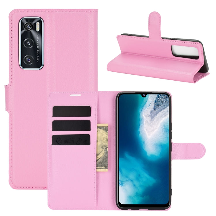 For vivo V20 SE Litchi Texture Horizontal Flip Protective Case with Holder & Card Slots & Wallet