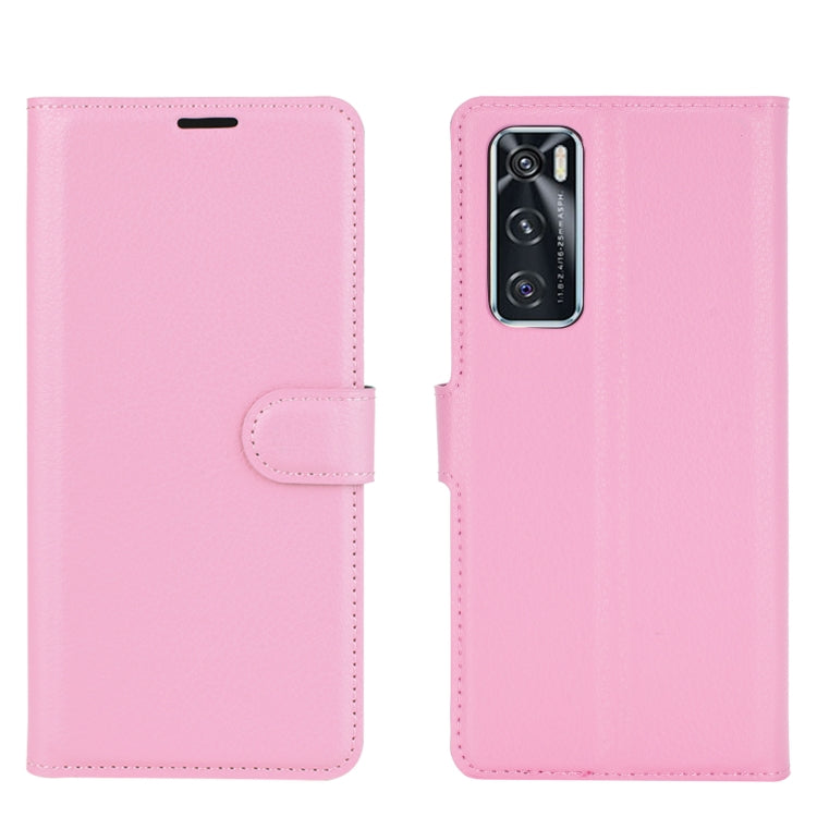 For vivo V20 SE Litchi Texture Horizontal Flip Protective Case with Holder & Card Slots & Wallet