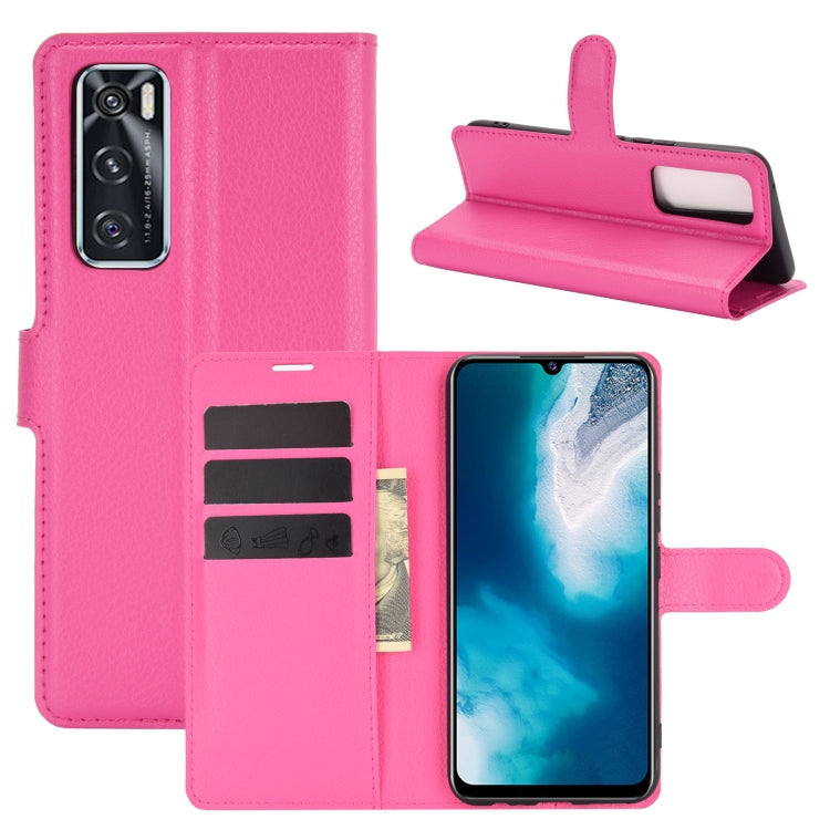 For vivo V20 SE Litchi Texture Horizontal Flip Protective Case with Holder & Card Slots & Wallet