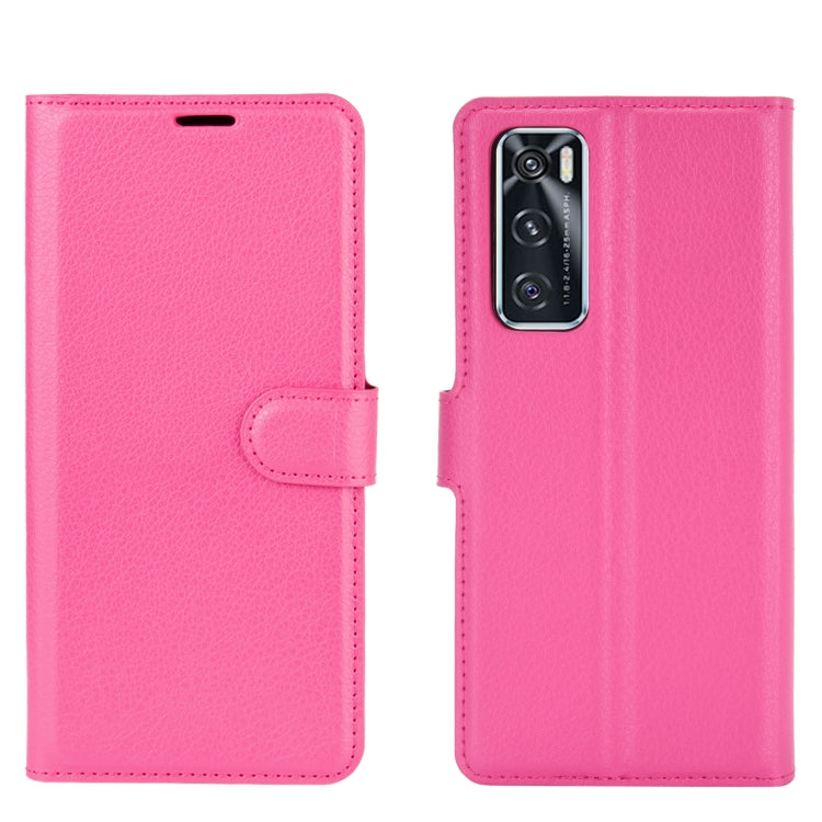 For vivo V20 SE Litchi Texture Horizontal Flip Protective Case with Holder & Card Slots & Wallet
