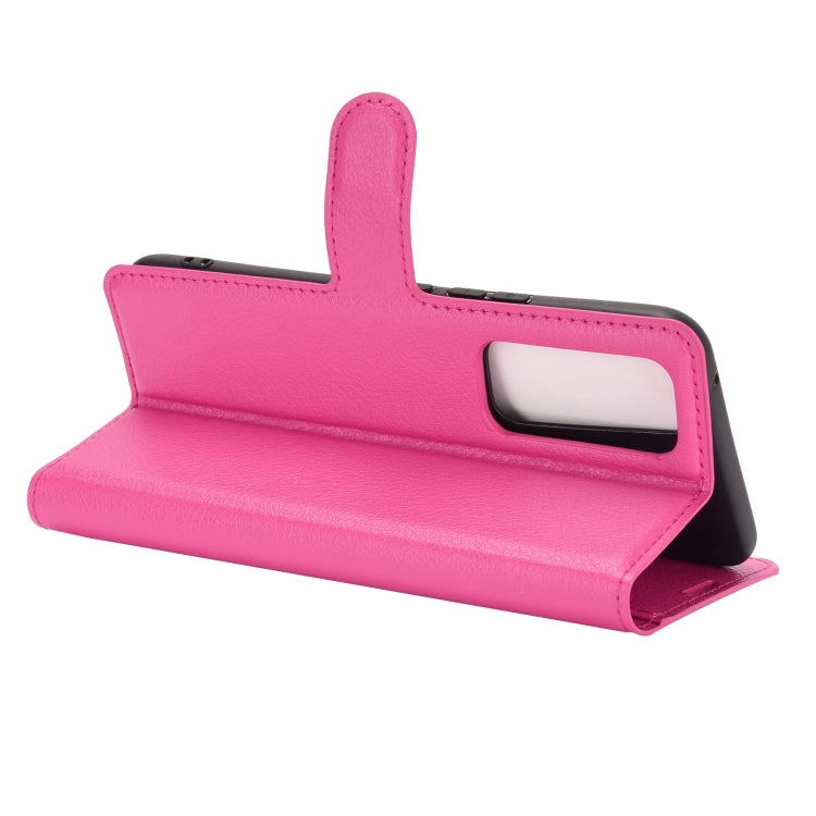 For vivo V20 SE Litchi Texture Horizontal Flip Protective Case with Holder & Card Slots & Wallet