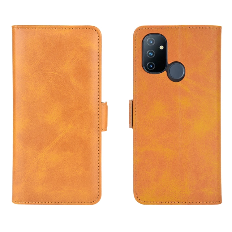 For OnePlus Nord N100 Dual-side Magnetic Buckle Horizontal Flip Leather Case with Holder & Card Slots & Wallet