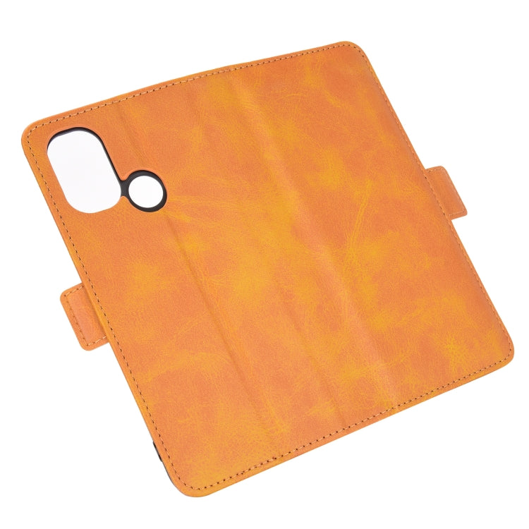 For OnePlus Nord N100 Dual-side Magnetic Buckle Horizontal Flip Leather Case with Holder & Card Slots & Wallet