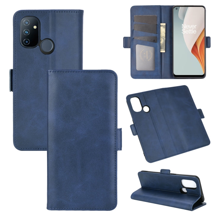 For OnePlus Nord N100 Dual-side Magnetic Buckle Horizontal Flip Leather Case with Holder & Card Slots & Wallet