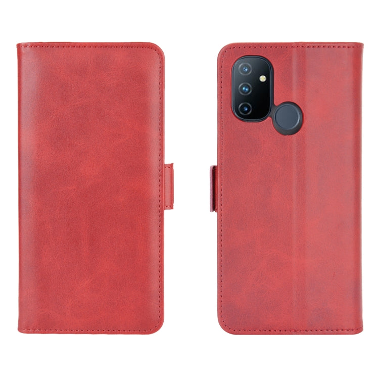 For OnePlus Nord N100 Dual-side Magnetic Buckle Horizontal Flip Leather Case with Holder & Card Slots & Wallet