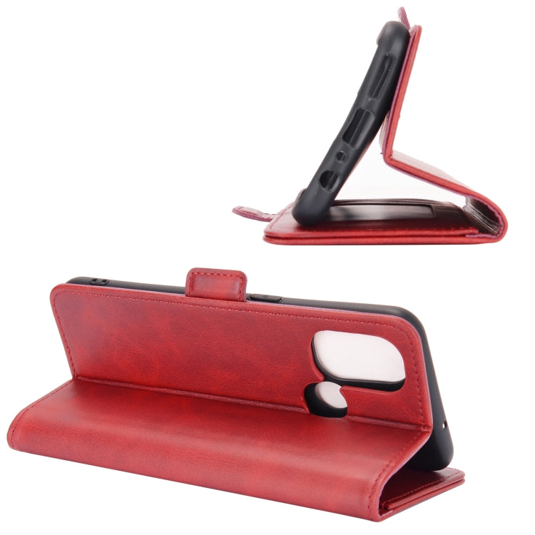 For OnePlus Nord N100 Dual-side Magnetic Buckle Horizontal Flip Leather Case with Holder & Card Slots & Wallet