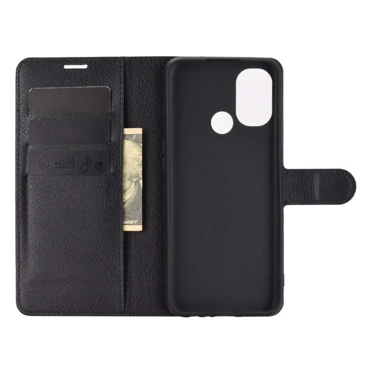 For OnePlus Nord N100 Litchi Texture Horizontal Flip Protective Case with Holder & Card Slots & Wallet