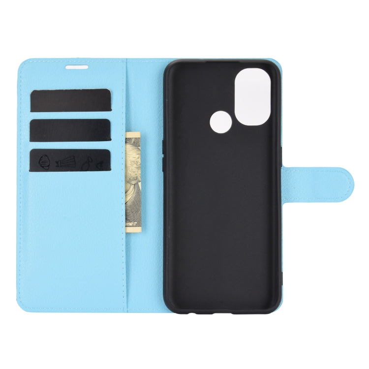For OnePlus Nord N100 Litchi Texture Horizontal Flip Protective Case with Holder & Card Slots & Wallet
