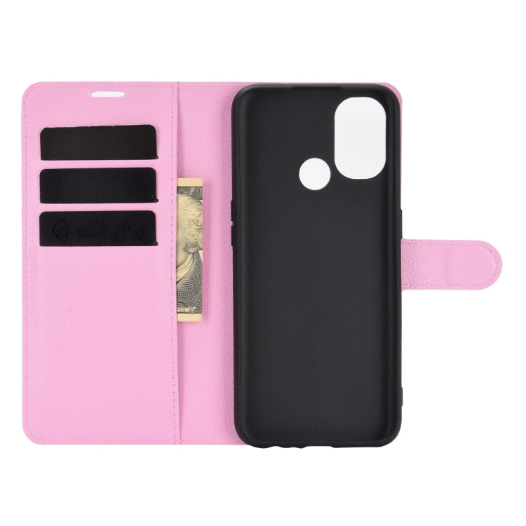 For OnePlus Nord N100 Litchi Texture Horizontal Flip Protective Case with Holder & Card Slots & Wallet