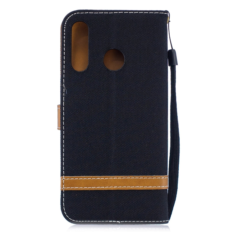 Color Matching Denim Texture Leather Case for Xiaomi Redmi 7, with Holder & Card Slots & Wallet & Lanyard