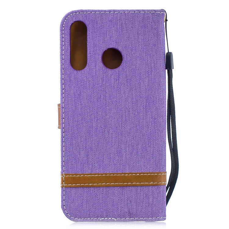 Color Matching Denim Texture Leather Case for Xiaomi Redmi 7, with Holder & Card Slots & Wallet & Lanyard