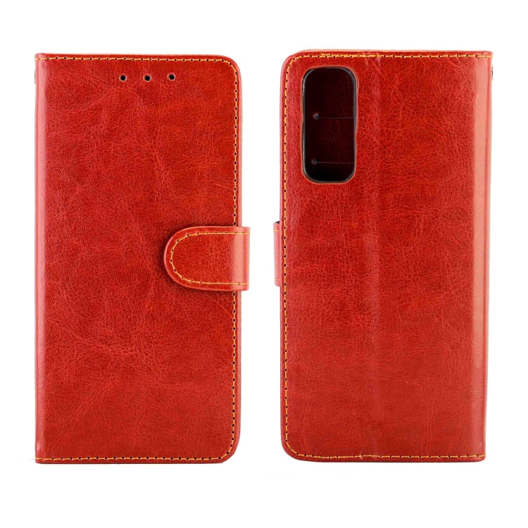 For OPPO Realme 7/Narzo 20 Pro Crazy Horse Texture Leather Horizontal Flip Protective Case with Holder & Card Slots & Wallet & Photo Frame