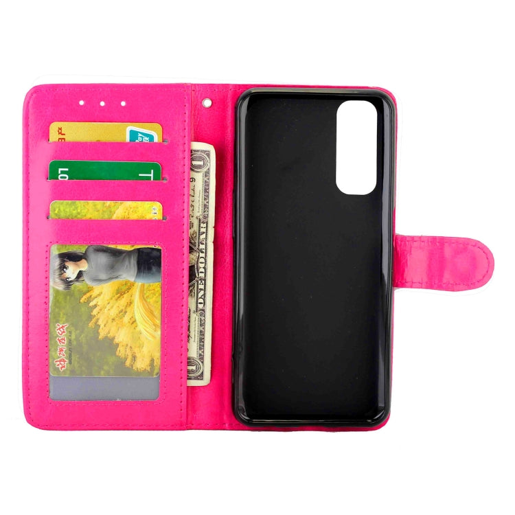 For OPPO Realme 7/Narzo 20 Pro Crazy Horse Texture Leather Horizontal Flip Protective Case with Holder & Card Slots & Wallet & Photo Frame