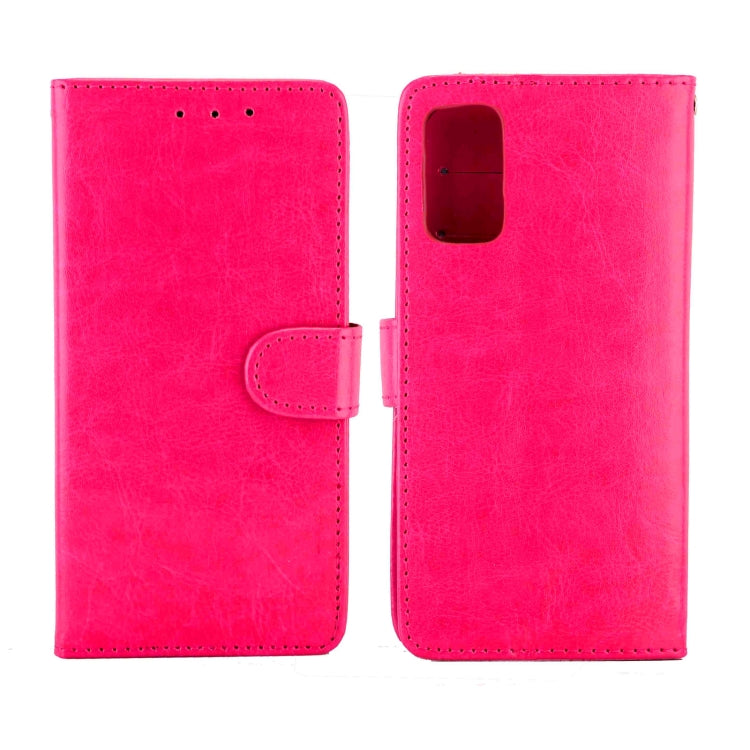 For OPPO Realme 7 Pro Crazy Horse Texture Leather Horizontal Flip Protective Case with Holder & Card Slots & Wallet & Photo Frame