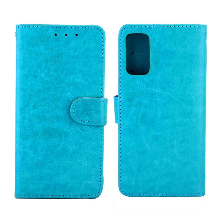 For OPPO Realme 7 Pro Crazy Horse Texture Leather Horizontal Flip Protective Case with Holder & Card Slots & Wallet & Photo Frame