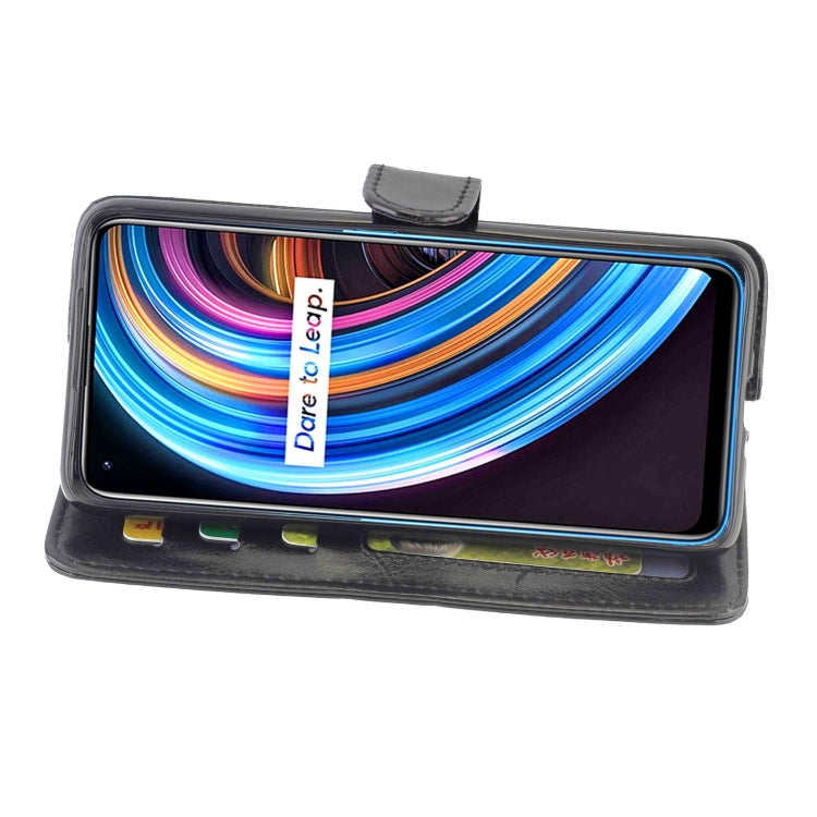 For OPPO Realme X7 Crazy Horse Texture Leather Horizontal Flip Protective Case with Holder & Card Slots & Wallet & Photo Frame