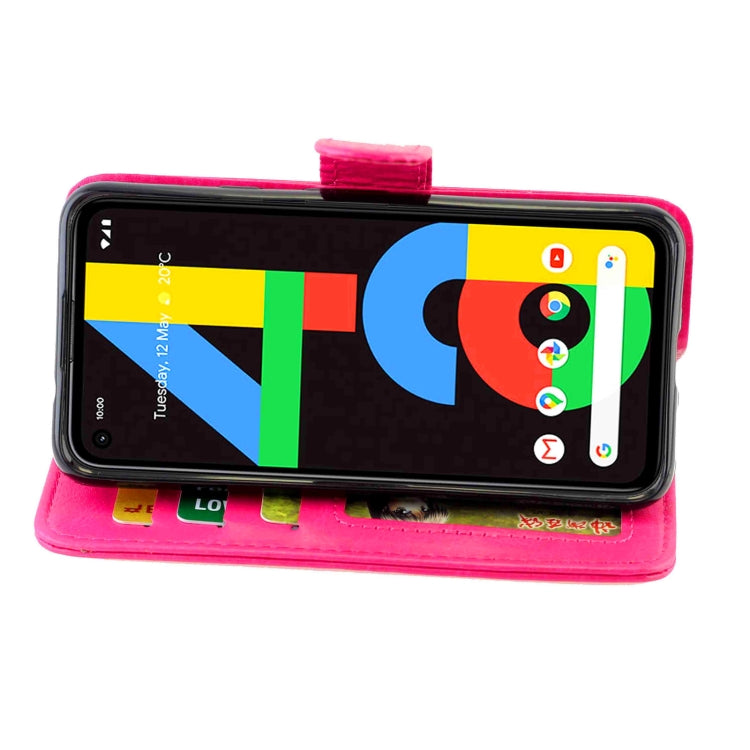 For Goolgle Pixel 4a (4G) Crazy Horse Texture Leather Horizontal Flip Protective Case with Holder & Card Slots & Wallet & Photo Frame