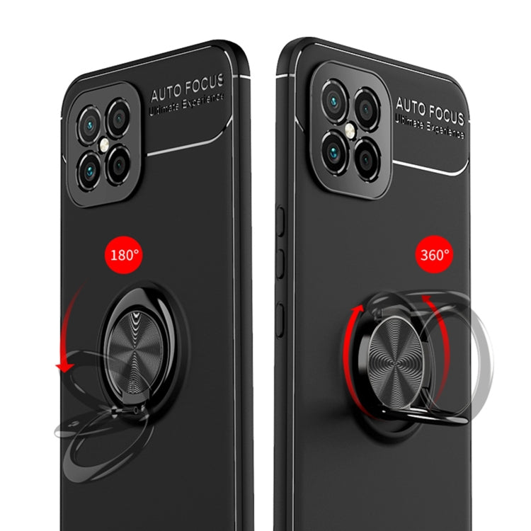 For Huawei Nova 8se Metal Ring Holder 360 Degree Rotating TPU Case