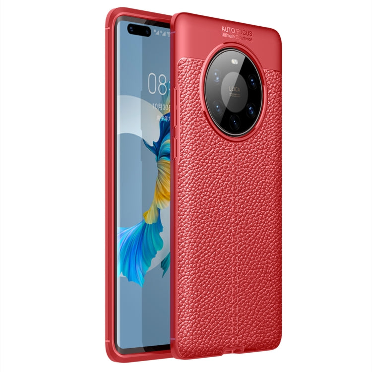 For Huawei Mate 40 Pro+ Litchi Texture TPU Shockproof Case