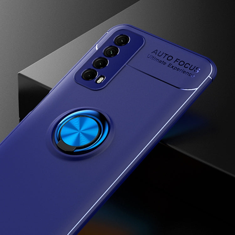 For Huawei P smart 2021 Metal Ring Holder 360 Degree Rotating TPU Case