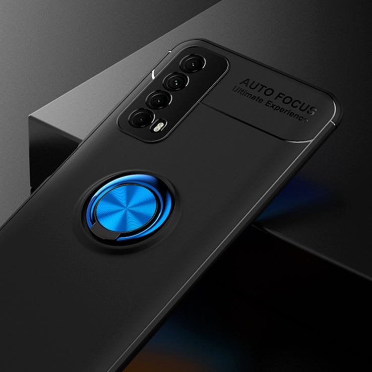 For Huawei P smart 2021 Metal Ring Holder 360 Degree Rotating TPU Case