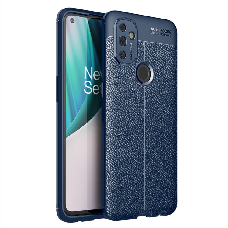 For OnePlus N100 Litchi Texture TPU Shockproof Case