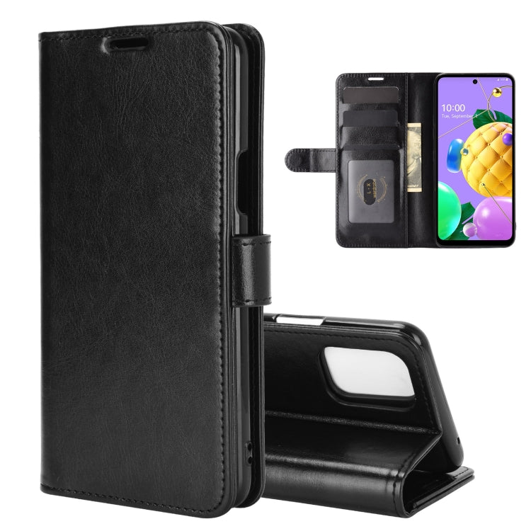 For LG K52 R64 Texture Single Horizontal Flip Protective Case with Holder & Card Slots & Wallet& Photo Frame